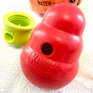 Doggy Pet Bundle - Kong Chew Toy Travel Water Bowl